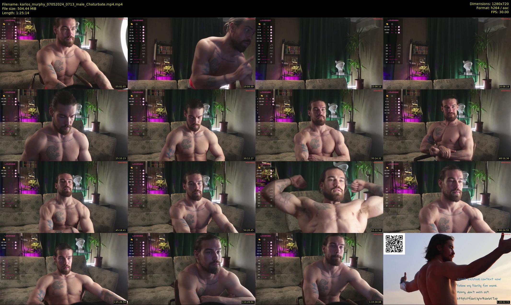 karlos_murphy — 86 minute Chaturbate male cam show recording, 720p, May 7, 2024