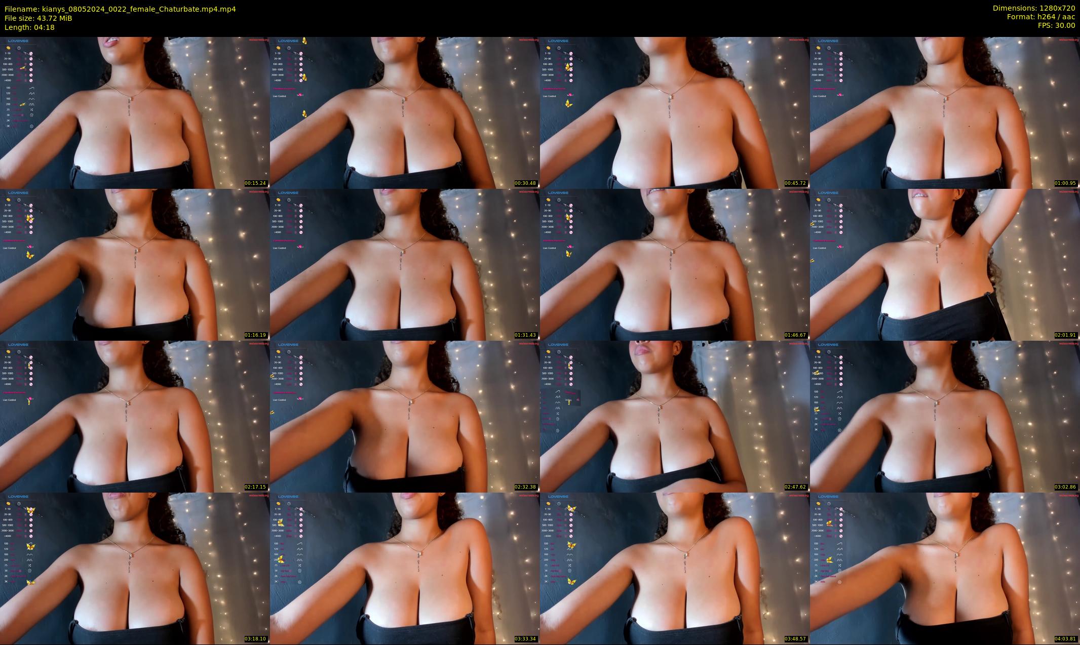 kianys — 5 minute Chaturbate female cam show recording, 720p, May 8, 2024