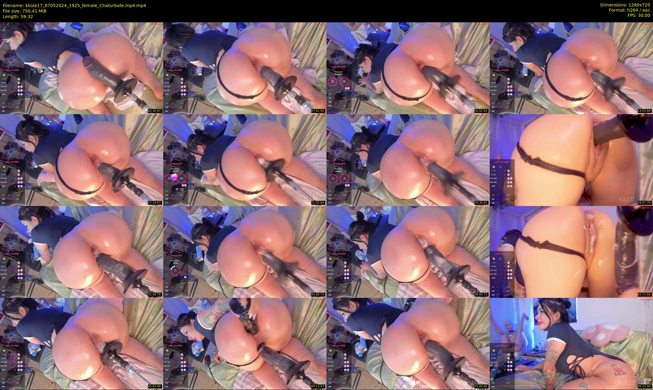 kkole17 — 60 minute Chaturbate female cam show recording, 720p, May 7, 2024