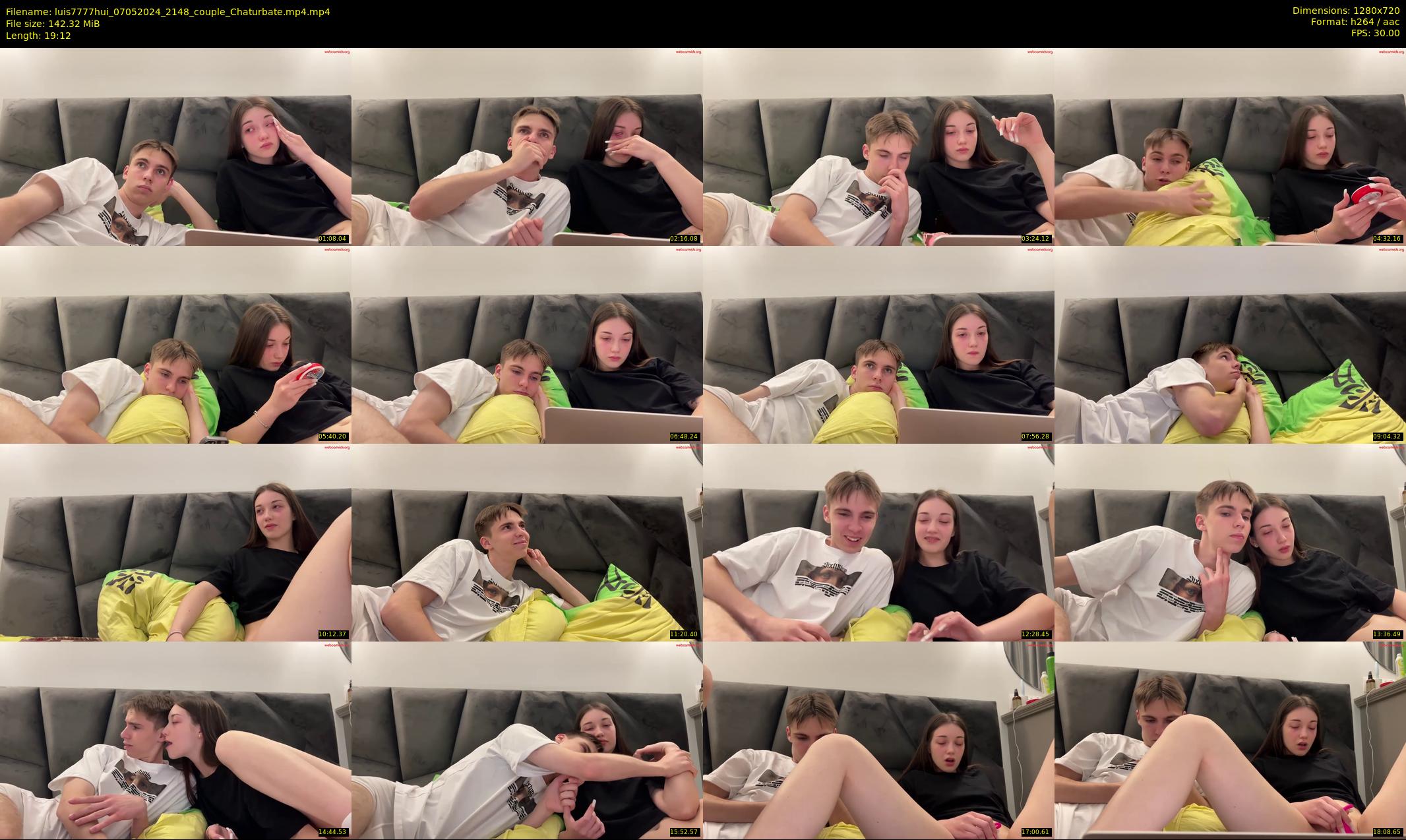 luis7777hui — 20 minute Chaturbate couple cam show recording, 720p, May 7, 2024