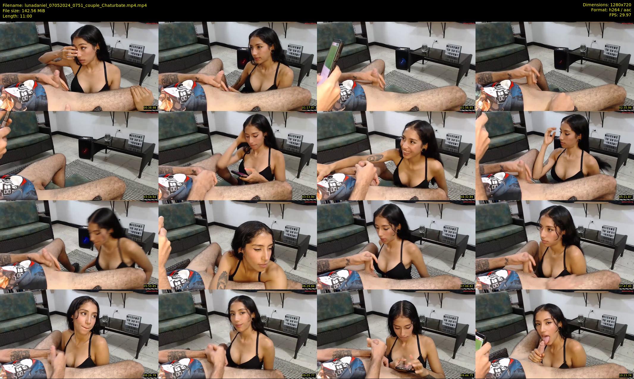 lunadaniel — 11 minute Chaturbate couple cam show recording, 720p, May 7, 2024