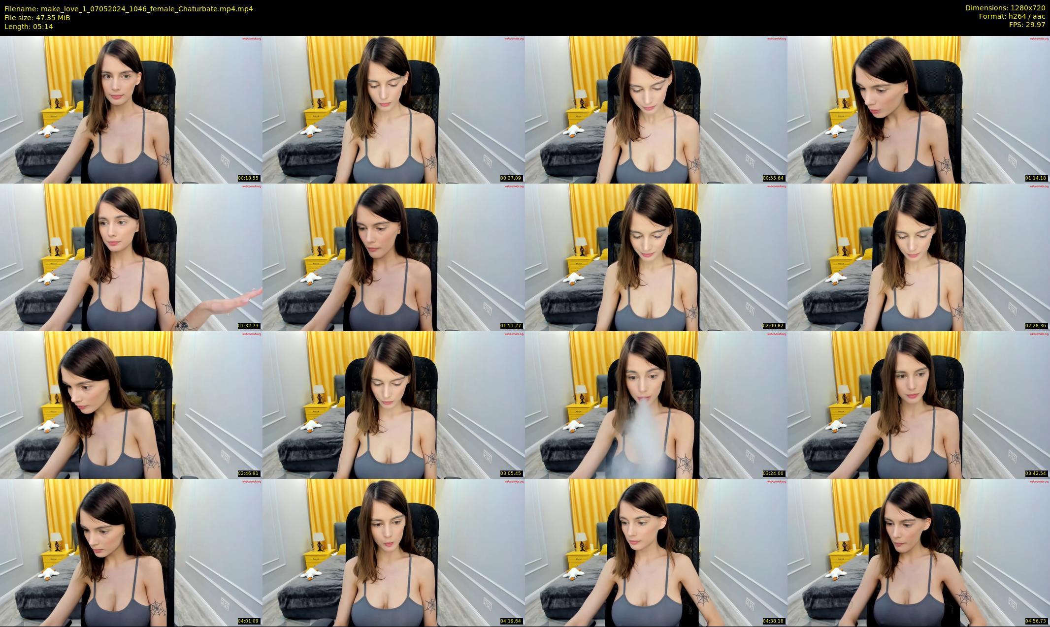make_love_1 — 6 minute Chaturbate female cam show recording, 720p, May 7, 2024