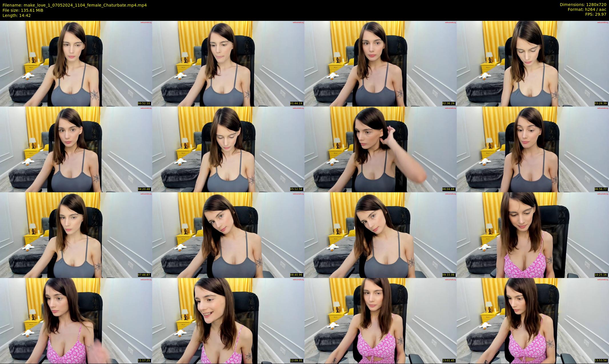 make_love_1 — 15 minute Chaturbate female cam show recording, 720p, May 7, 2024