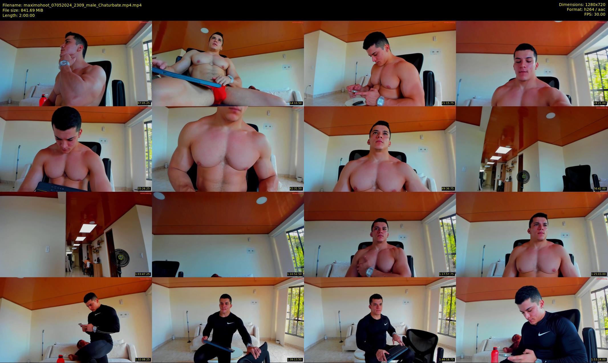 maximohoot — 120 minute Chaturbate male cam show recording, 720p, May 7, 2024