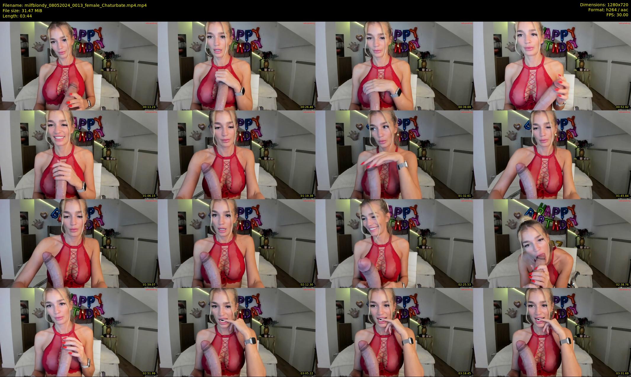 milfblondy — 4 minute Chaturbate female cam show recording, 720p, May 8, 2024