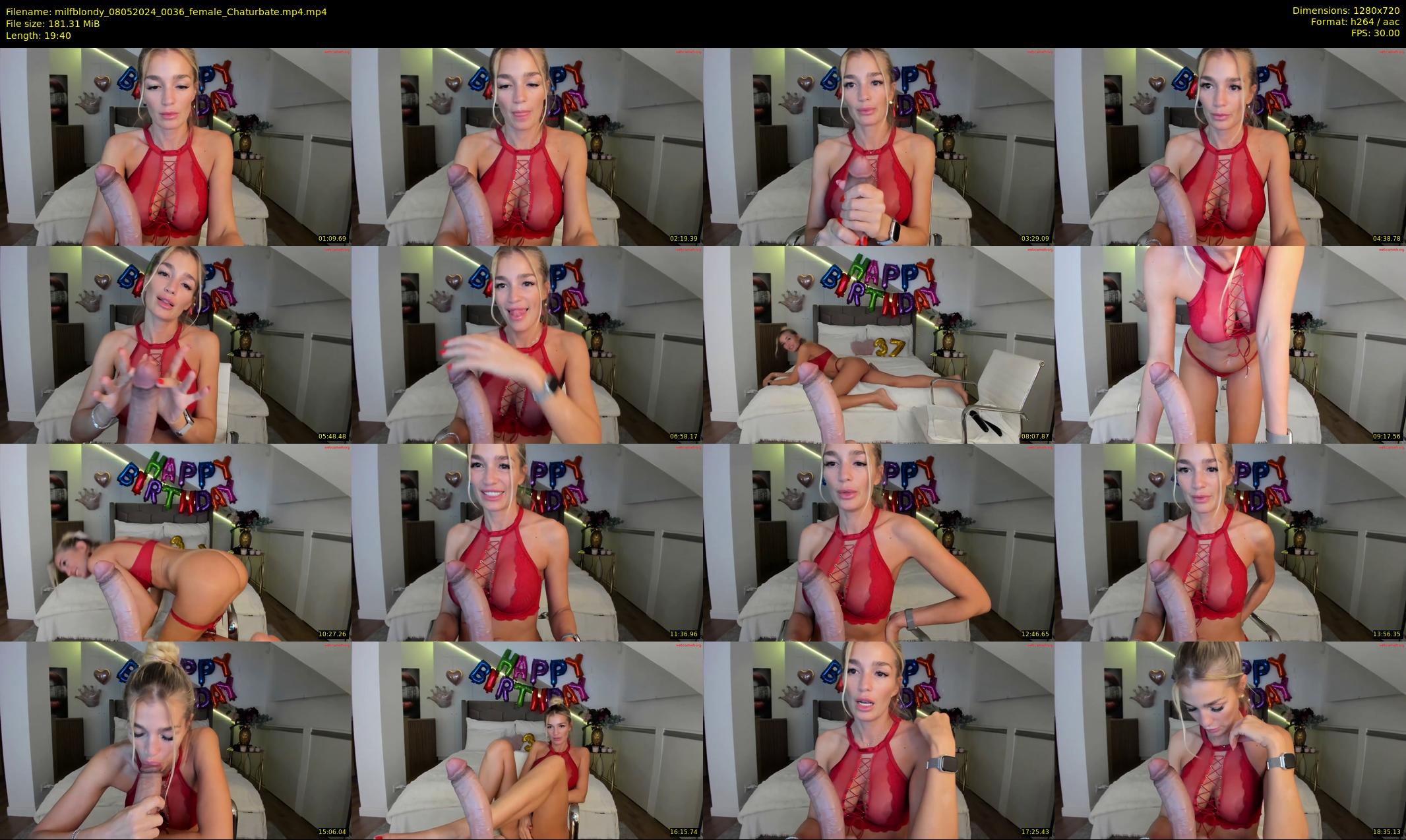 milfblondy — 20 minute Chaturbate female cam show recording, 720p, May 8, 2024