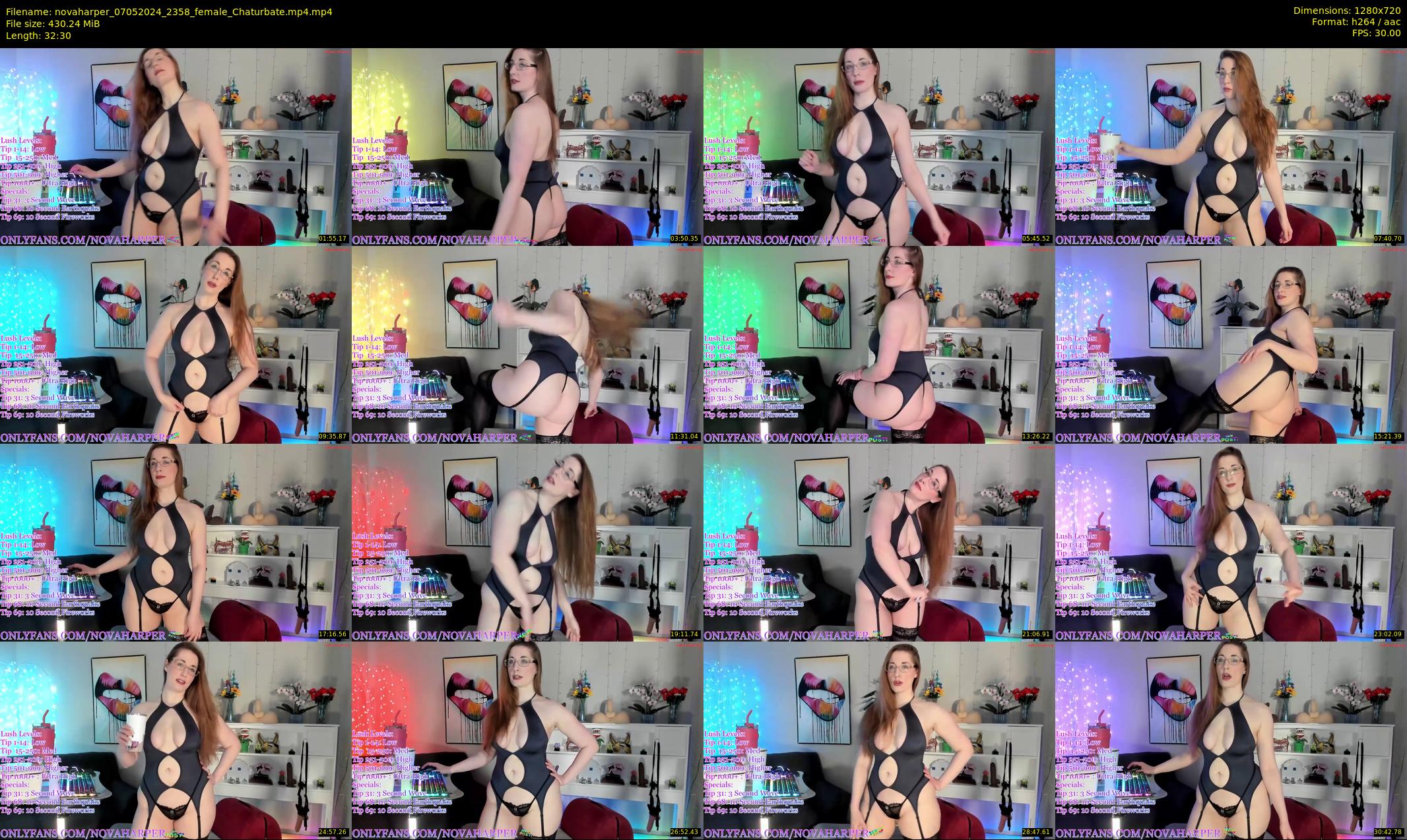 novaharper — 33 minute Chaturbate female cam show recording, 720p, May 7, 2024