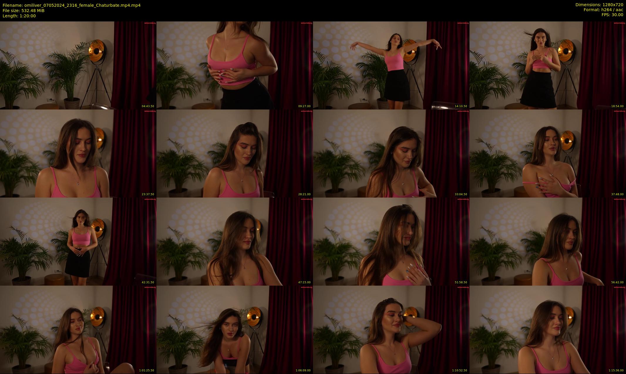 omiliver — 80 minute Chaturbate female cam show recording, 720p, May 7, 2024