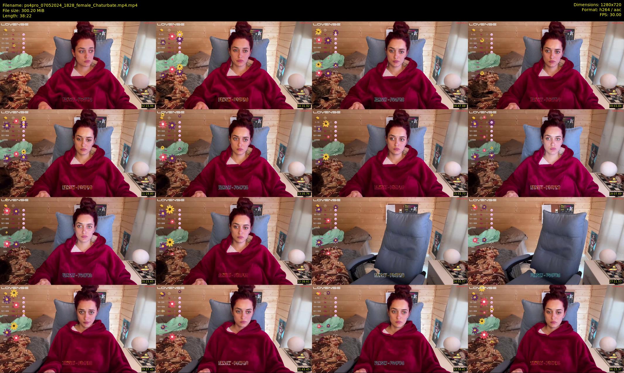 ps4pro — 39 minute Chaturbate female cam show recording, 720p, May 7, 2024