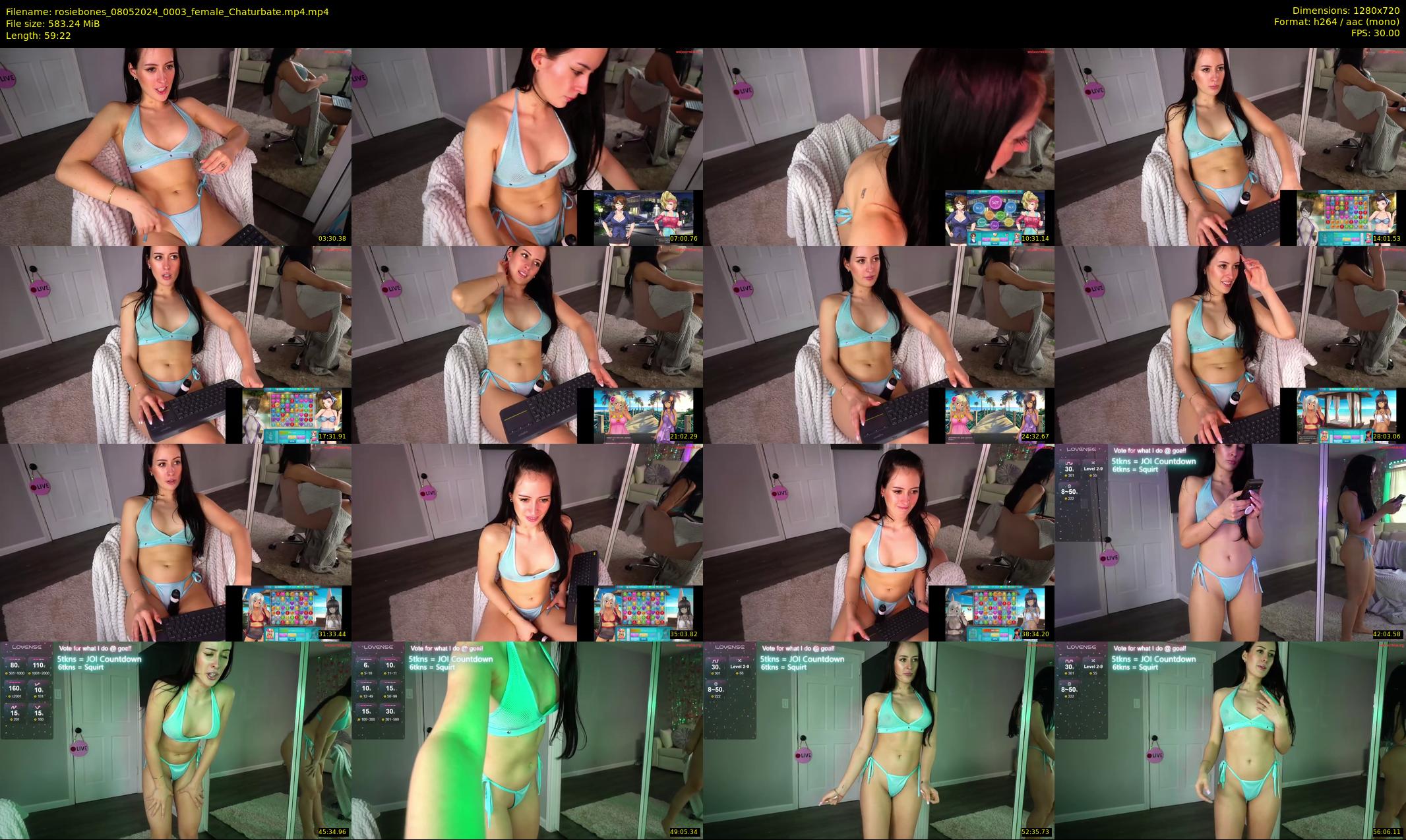 rosiebones — 60 minute Chaturbate female cam show recording, 720p, May 8, 2024