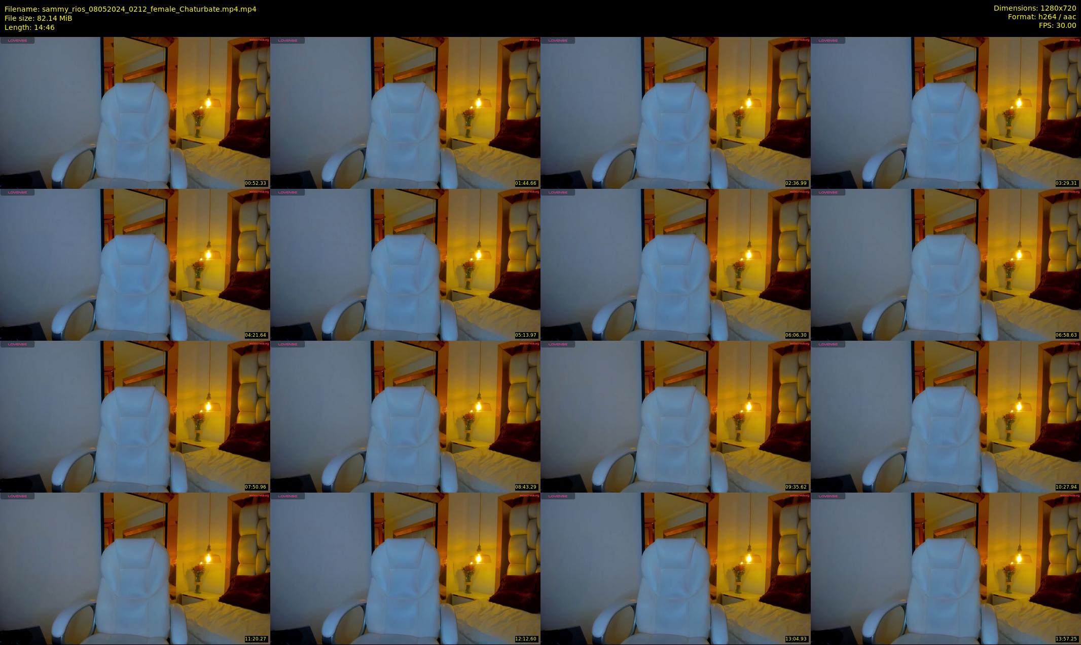 sammy_rios — 15 minute Chaturbate female cam show recording, 720p, May 8, 2024