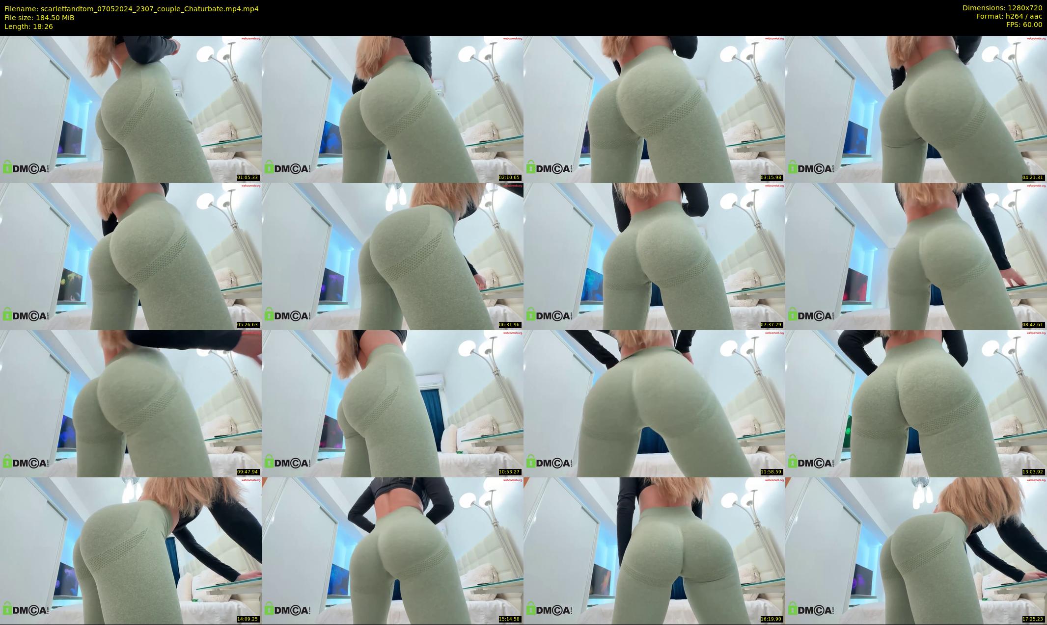 scarlettandtom — 19 minute Chaturbate couple cam show recording, 720p, May 7, 2024