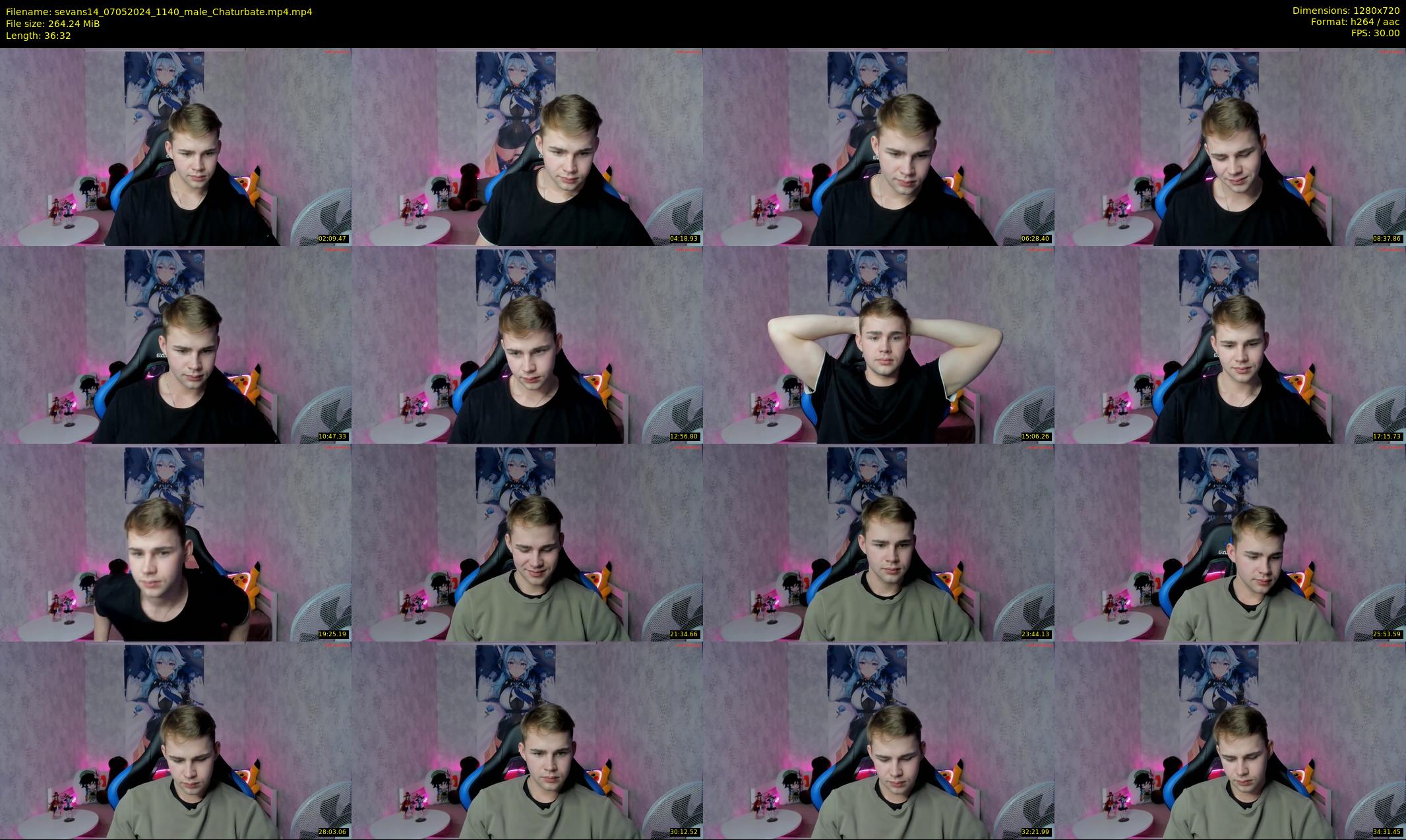 sevans14 — 37 minute Chaturbate male cam show recording, 720p, May 7, 2024