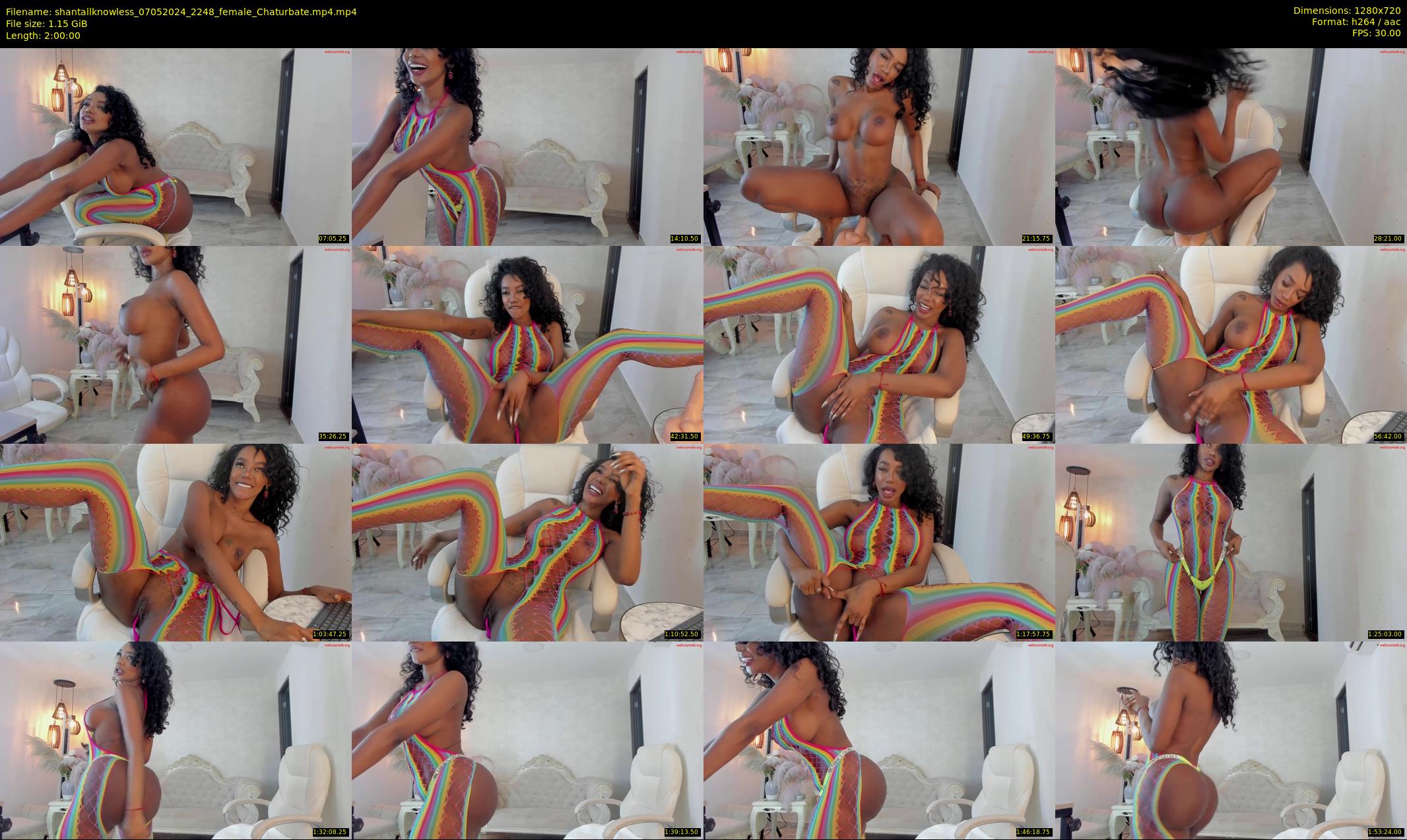 shantallknowless — 120 minute Chaturbate female cam show recording, 720p, May 7, 2024