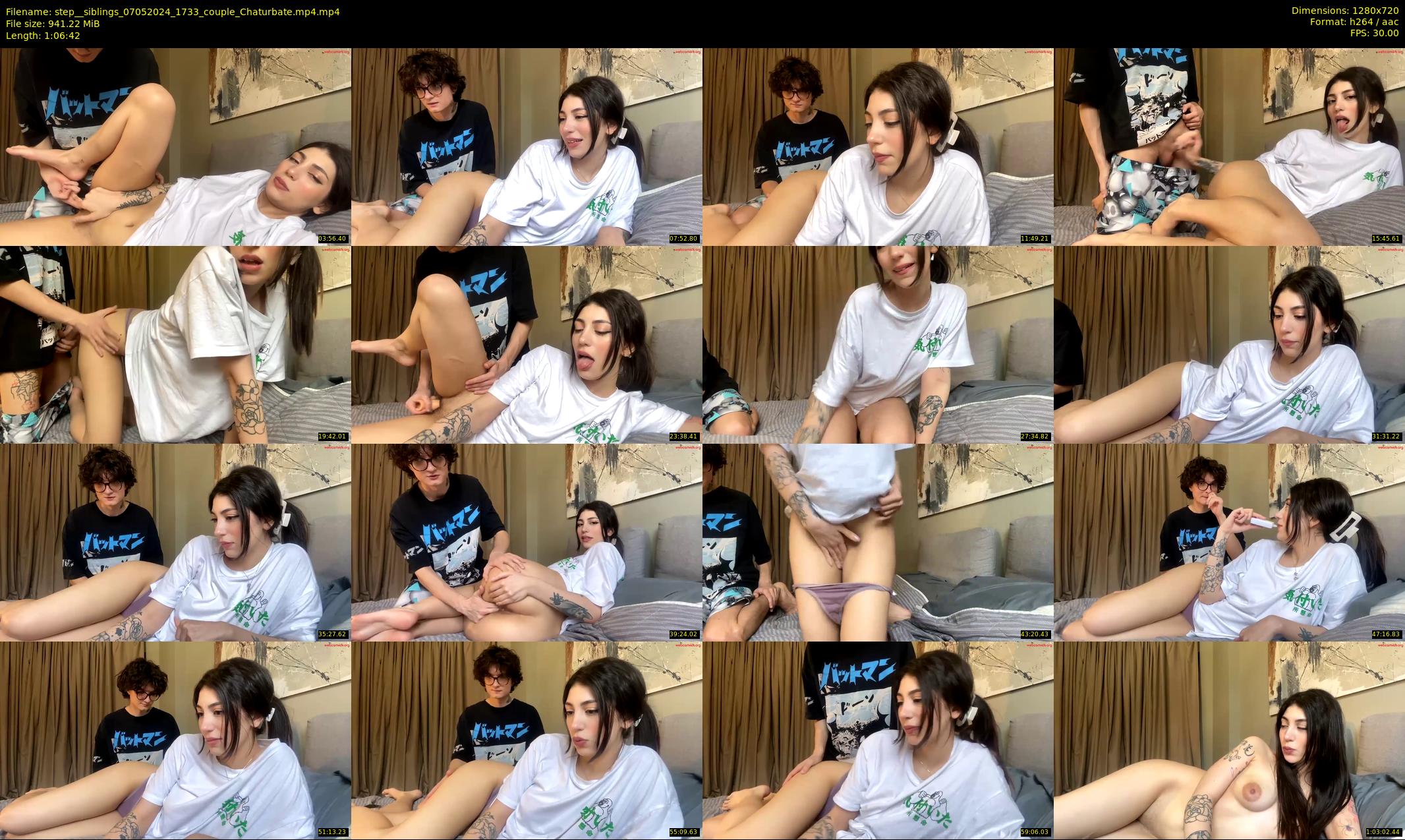 step__siblings — 67 minute Chaturbate couple cam show recording, 720p, May 7, 2024