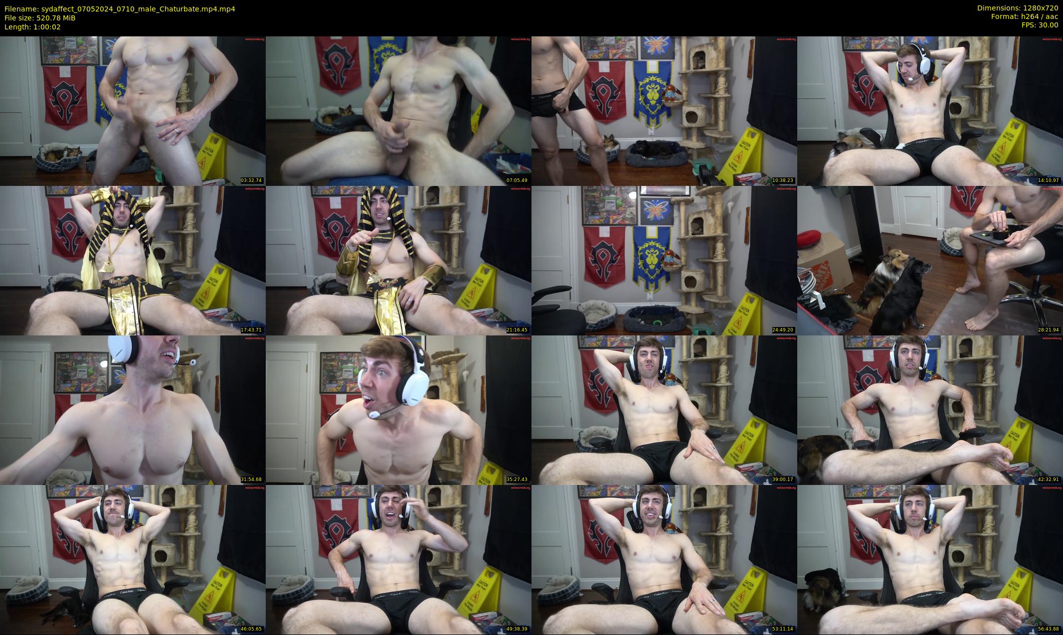 sydaffect — 61 minute Chaturbate male cam show recording, 720p, May 7, 2024
