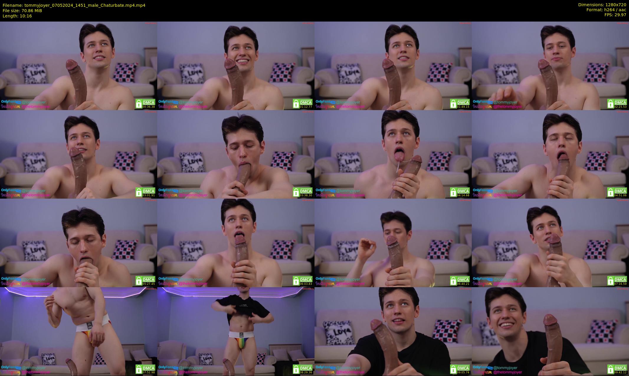 tommyjoyer — 11 minute Chaturbate male cam show recording, 720p, May 7, 2024