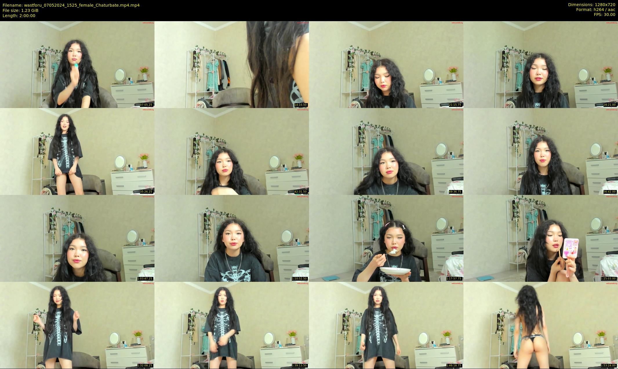 wastforu — 120 minute Chaturbate female cam show recording, 720p, May 7, 2024