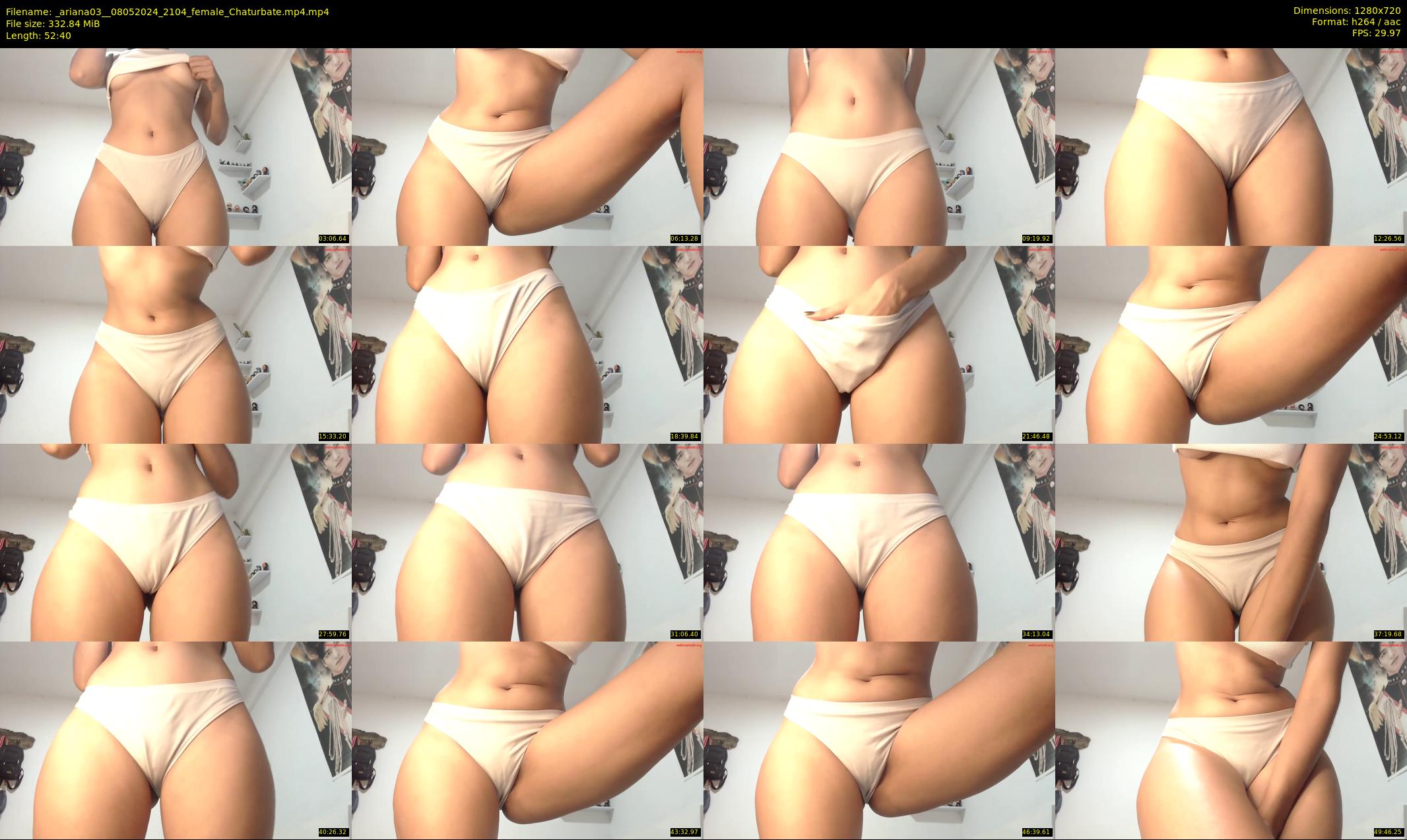 _ariana03_ — 53 minute Chaturbate female cam show recording, 720p, May 8, 2024