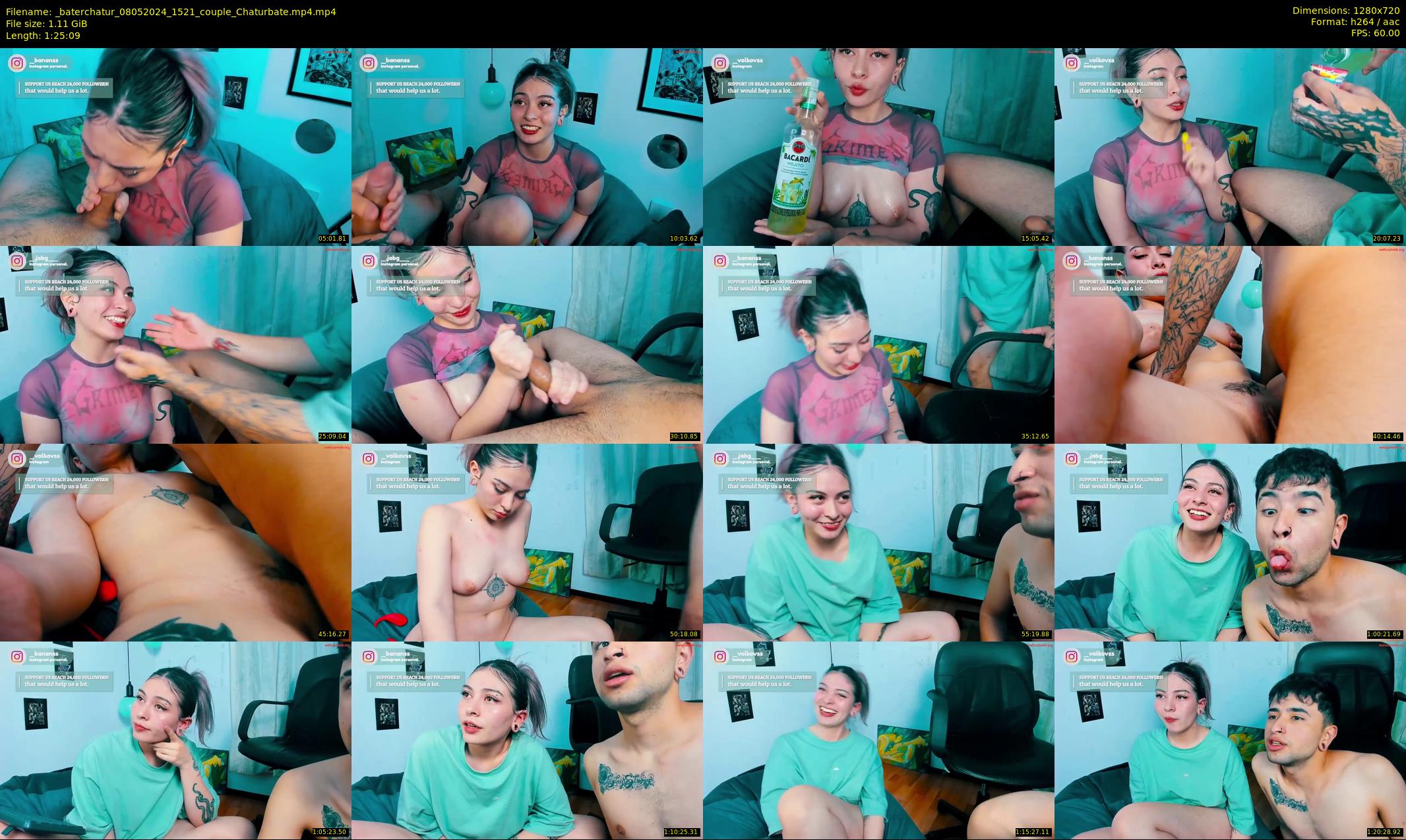 _baterchatur — 86 minute Chaturbate couple cam show recording, 720p, May 8, 2024