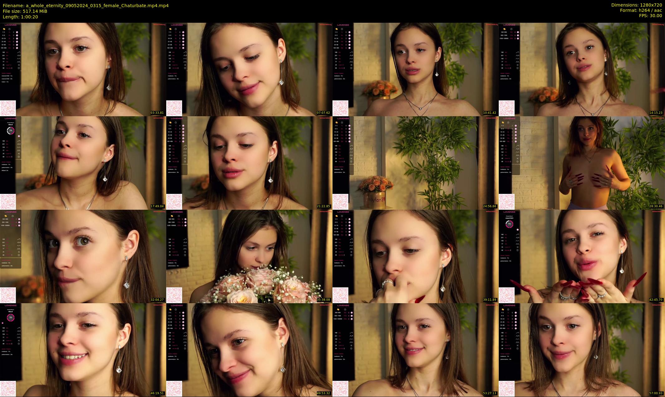 a_whole_eternity — 61 minute Chaturbate female cam show recording, 720p, May 9, 2024