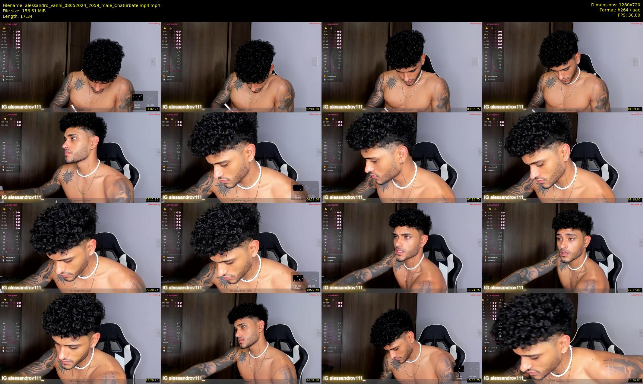 alessandro_vanni — 18 minute Chaturbate male cam show recording, 720p, May 8, 2024