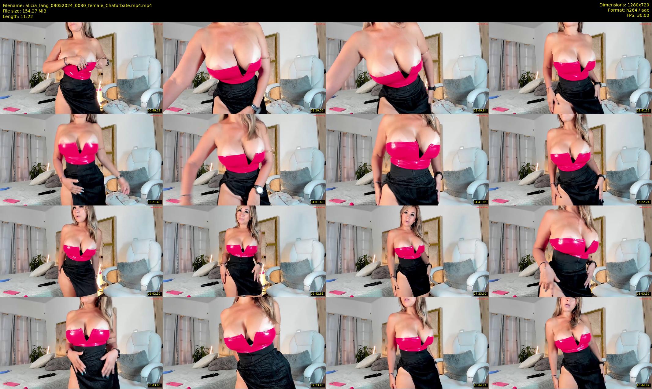 alicia_lang — 12 minute Chaturbate female cam show recording, 720p, May 9, 2024