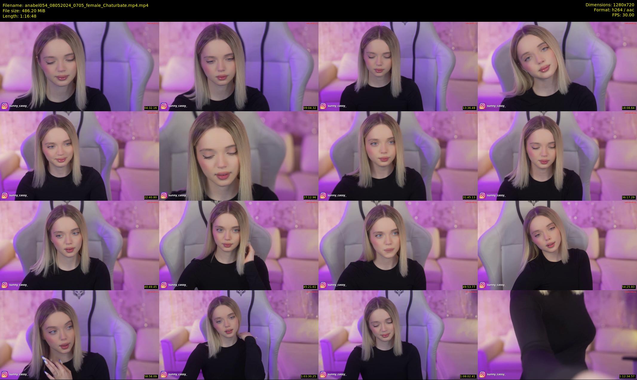 anabel054 — 77 minute Chaturbate female cam show recording, 720p, May 8, 2024