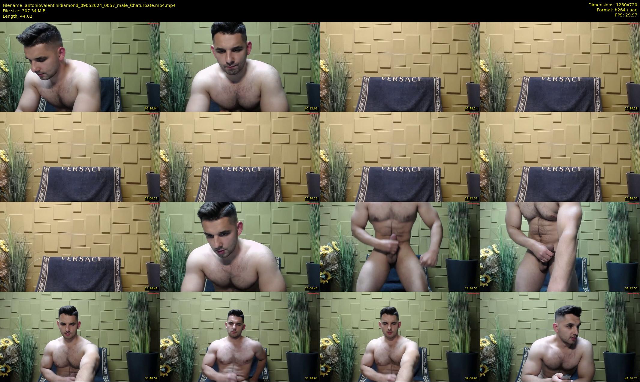 antoniovalentinidiamond — 45 minute Chaturbate male cam show recording, 720p, May 9, 2024
