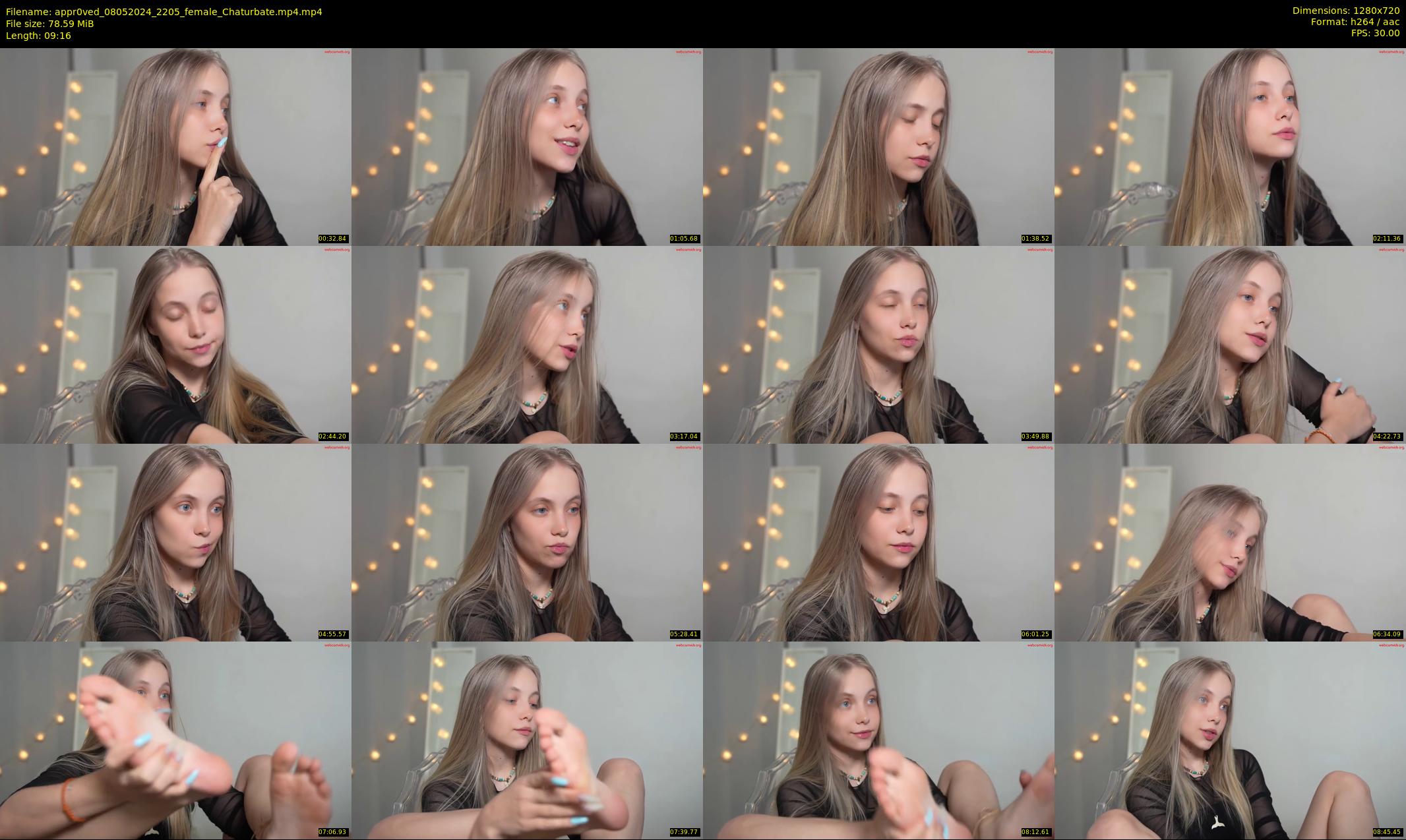 appr0ved — 10 minute Chaturbate female cam show recording, 720p, May 8, 2024