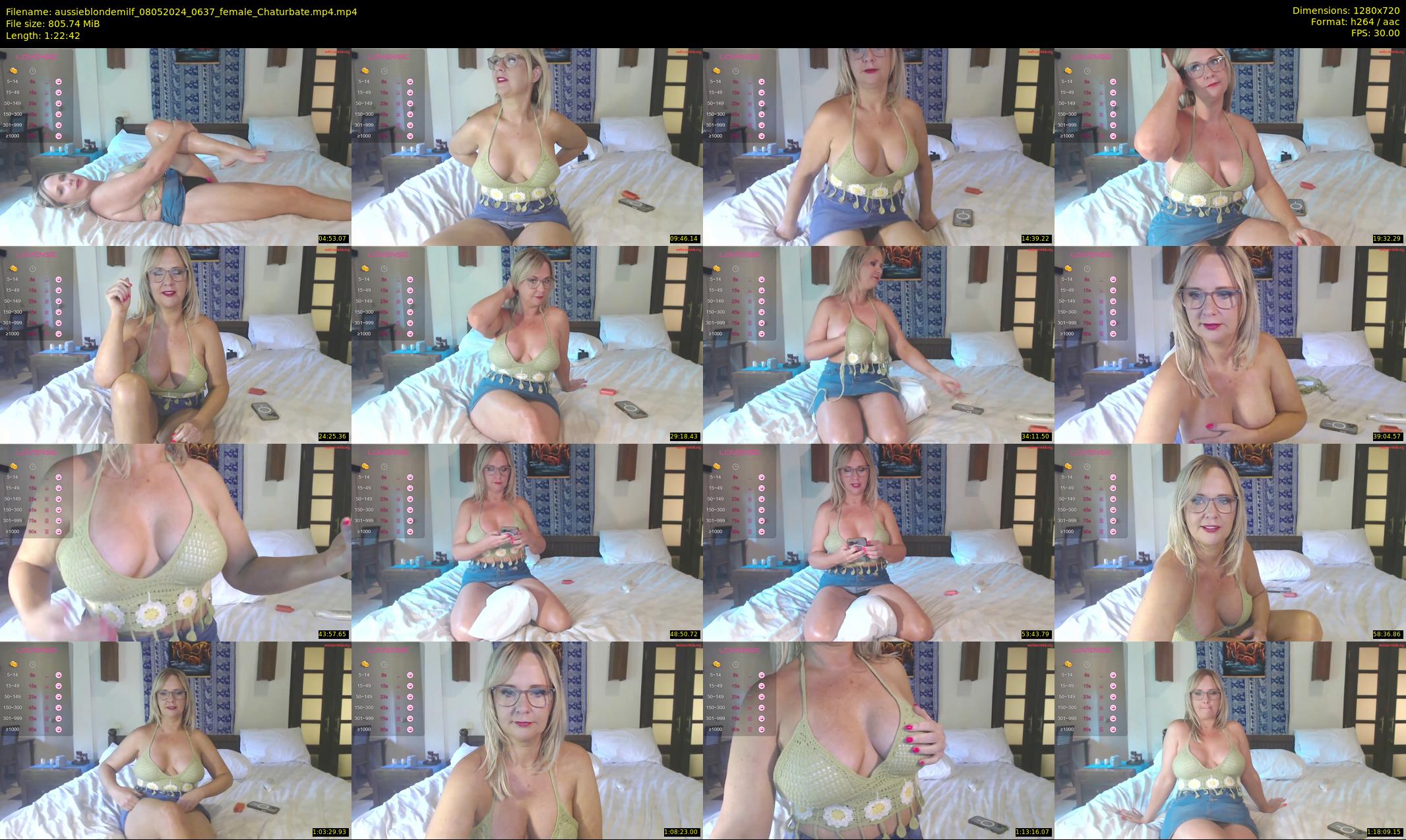 aussieblondemilf — 83 minute Chaturbate female cam show recording, 720p, May 8, 2024