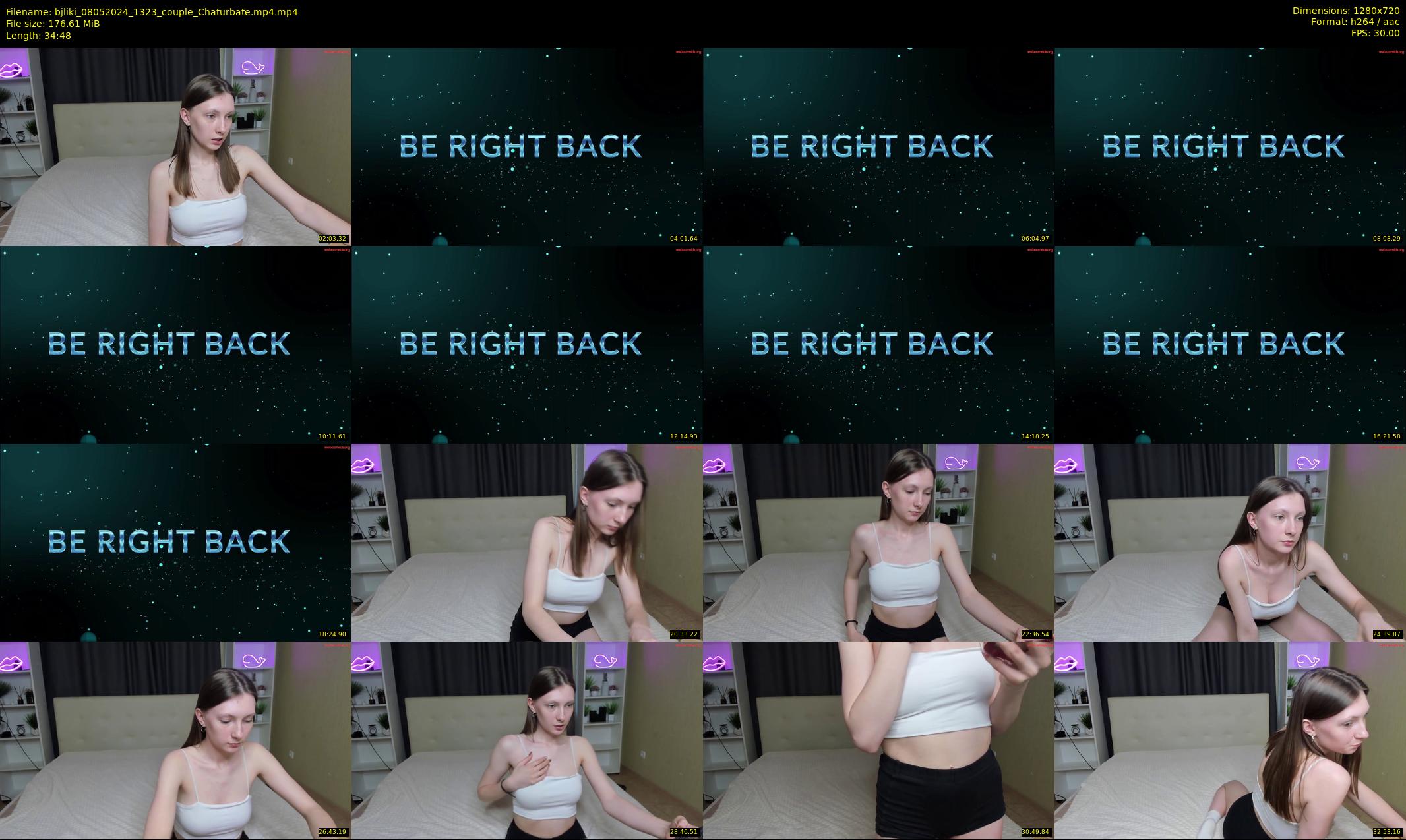 bjliki — 35 minute Chaturbate couple cam show recording, 720p, May 8, 2024