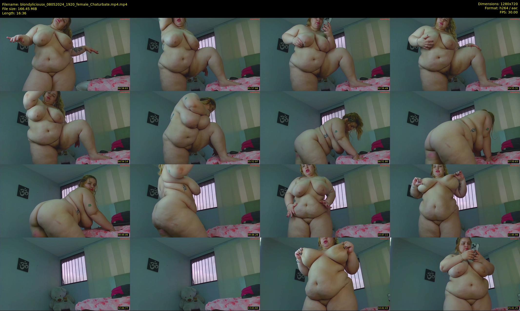 blondyliciousx — 17 minute Chaturbate female cam show recording, 720p, May 8, 2024
