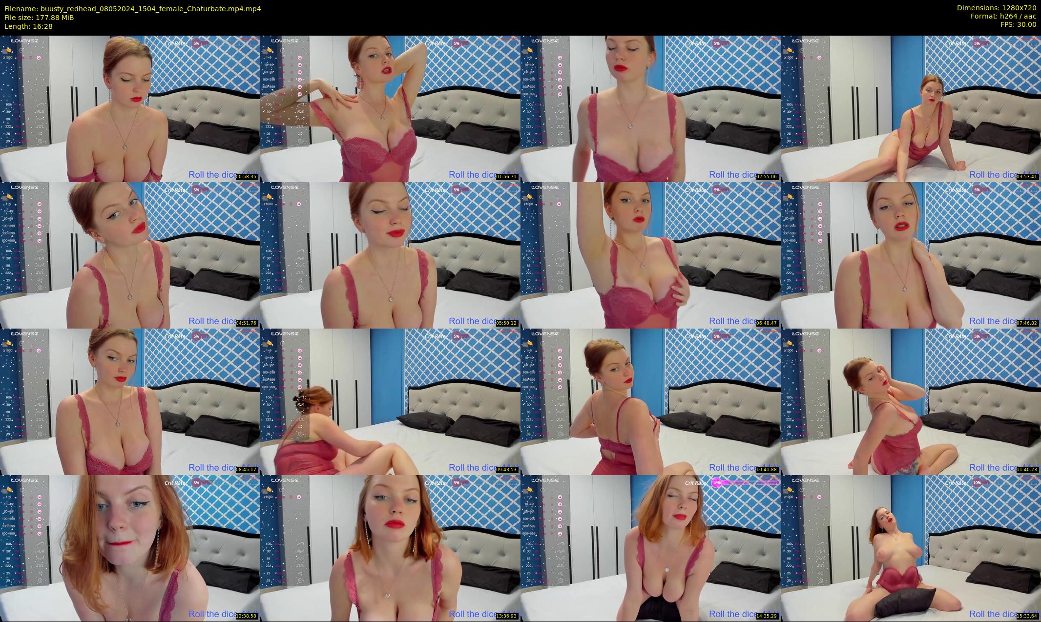 buusty_redhead — 17 minute Chaturbate female cam show recording, 720p, May 8, 2024