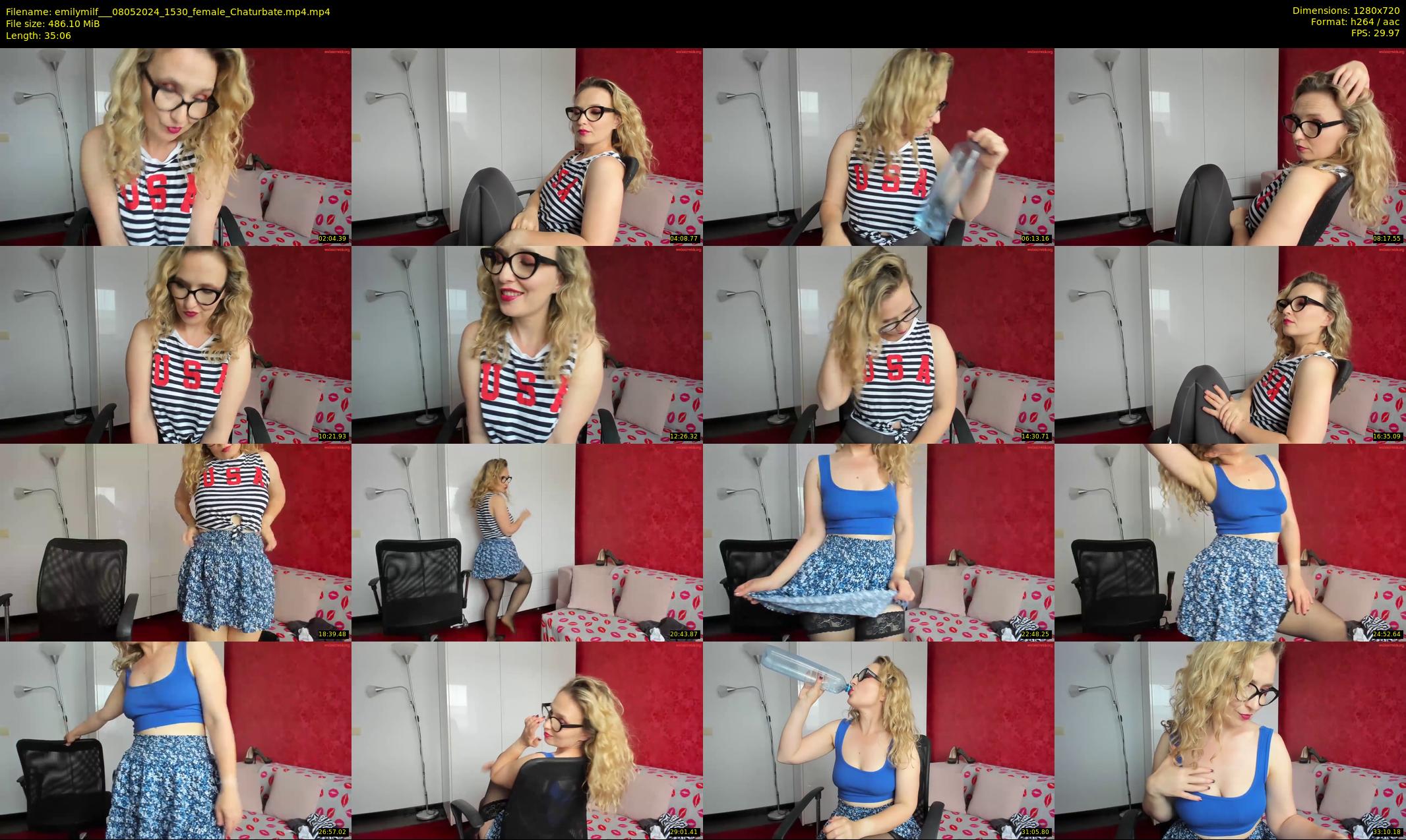 emilymilf__ — 36 minute Chaturbate female cam show recording, 720p, May 8, 2024