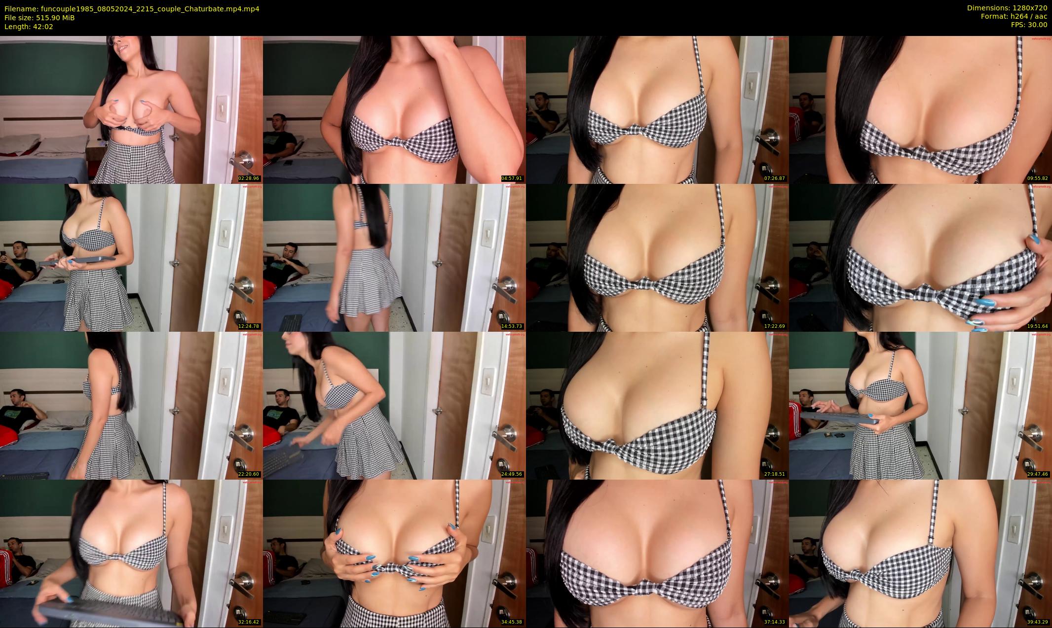 funcouple1985 — 43 minute Chaturbate couple cam show recording, 720p, May 8, 2024