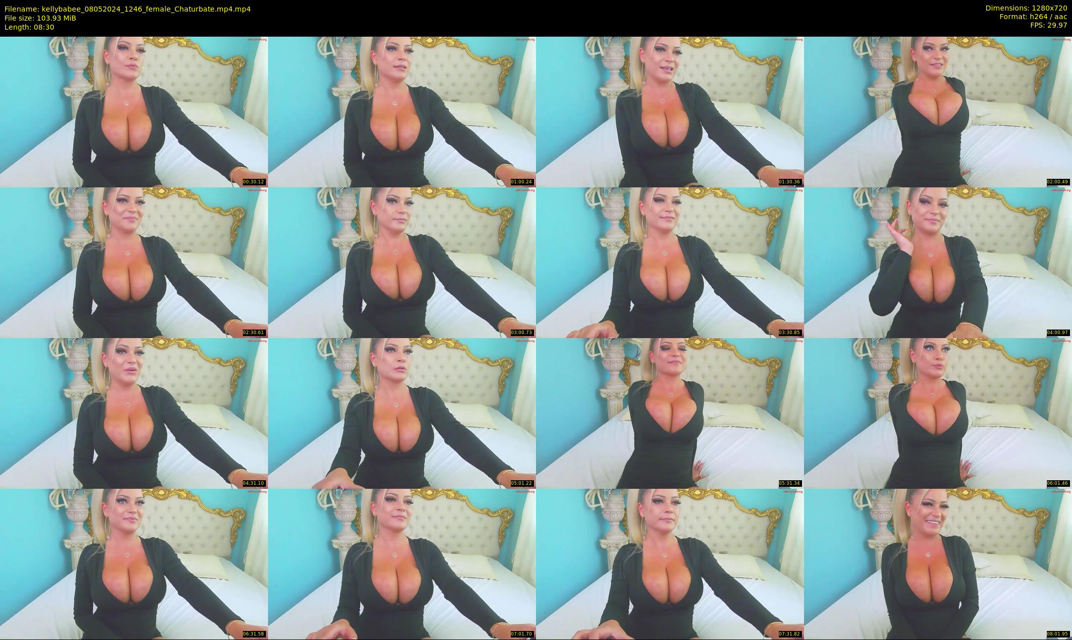 kellybabee — 9 minute Chaturbate female cam show recording, 720p, May 8, 2024
