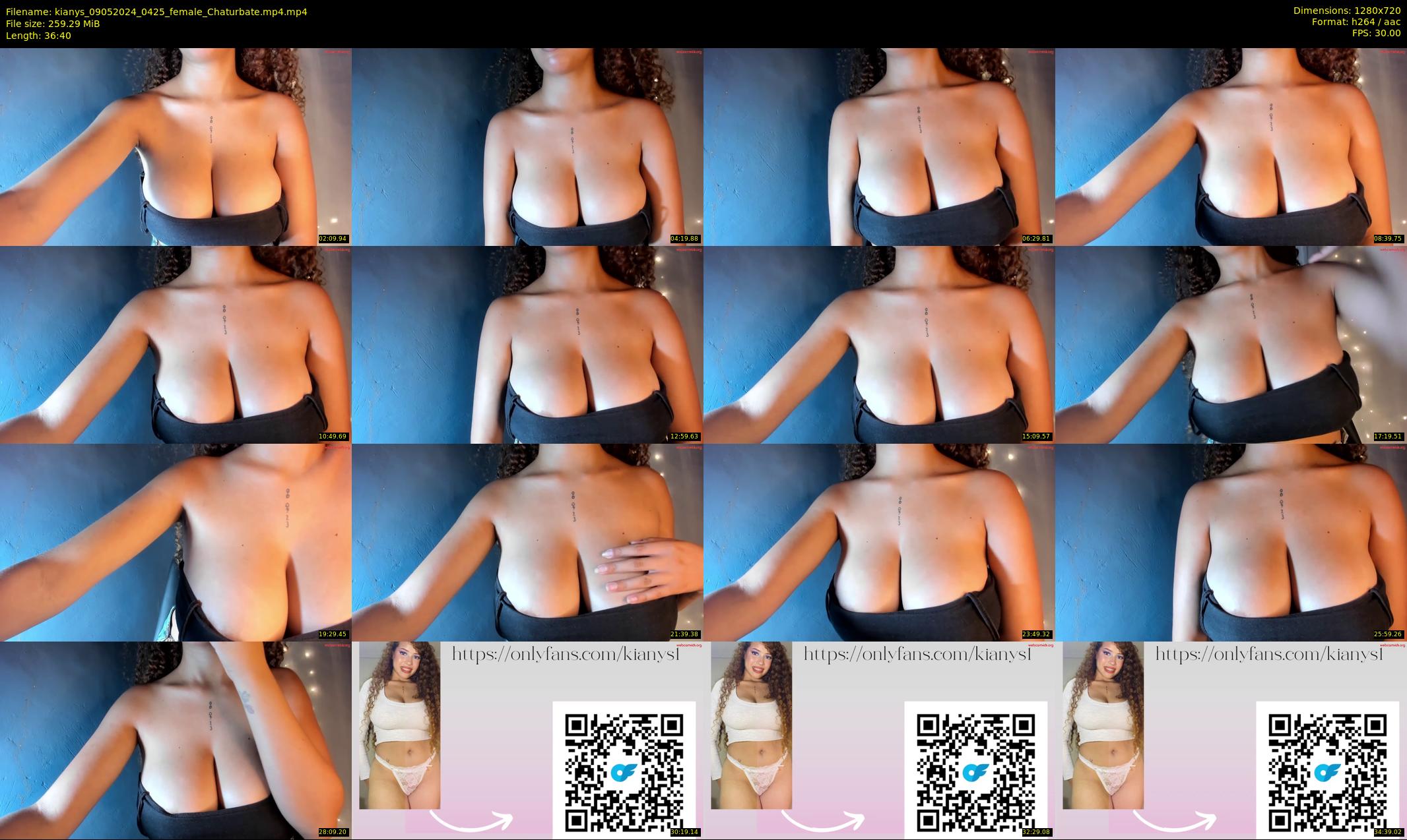 kianys — 37 minute Chaturbate female cam show recording, 720p, May 9, 2024