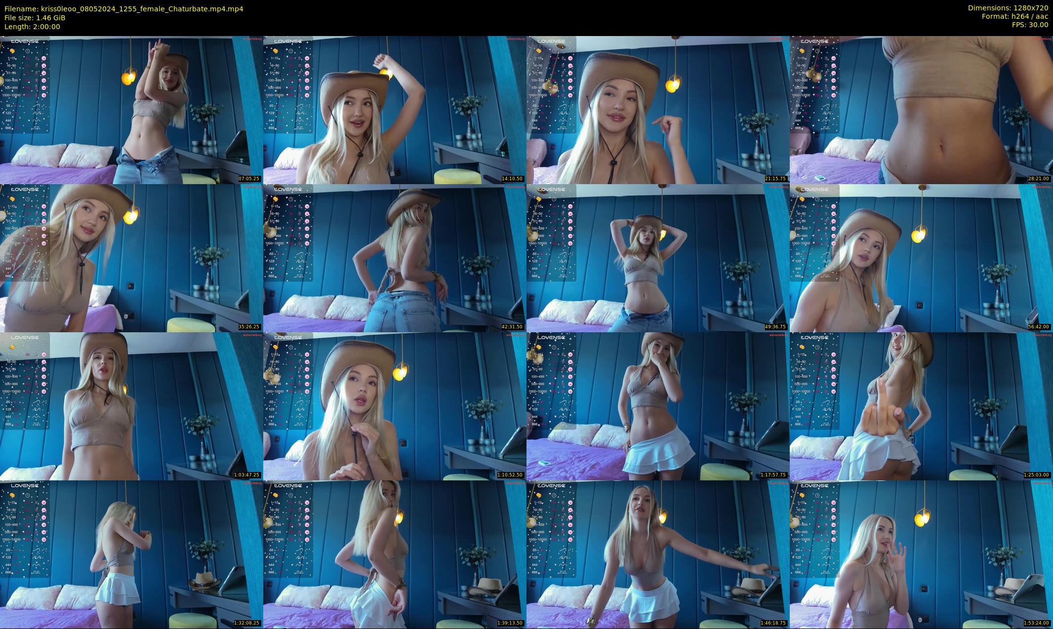 kriss0leoo — 120 minute Chaturbate couple cam show recording, 720p, May 8, 2024