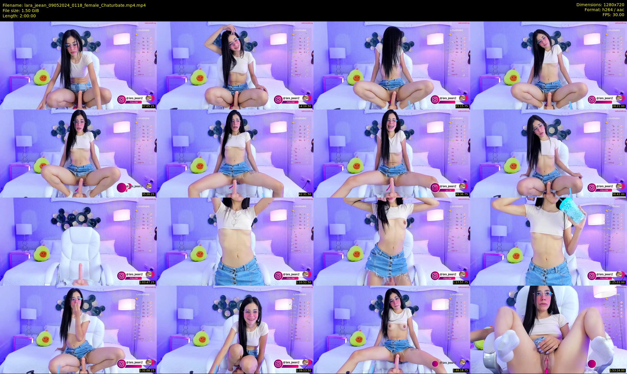 lara_jeean — 120 minute Chaturbate female cam show recording, 720p, May 9, 2024