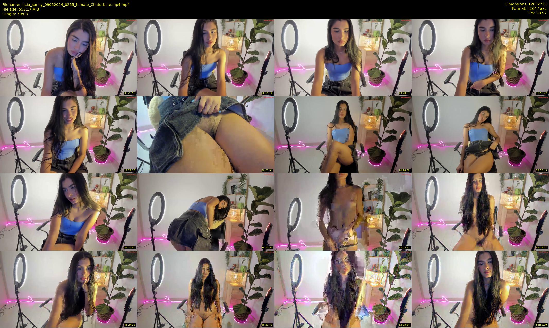 lucia_sandy — 60 minute Chaturbate female cam show recording, 720p, May 9, 2024