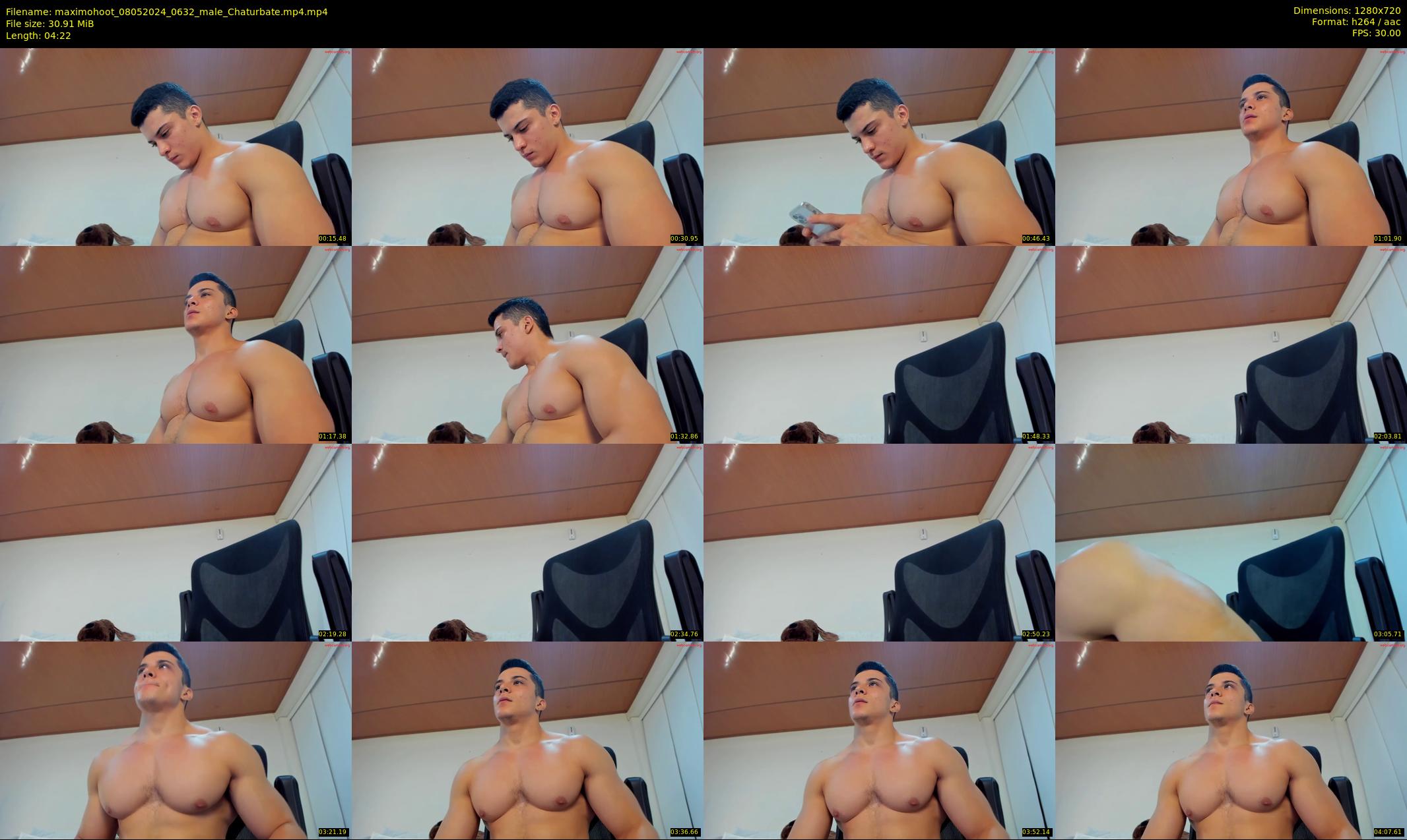 maximohoot — 5 minute Chaturbate male cam show recording, 720p, May 8, 2024