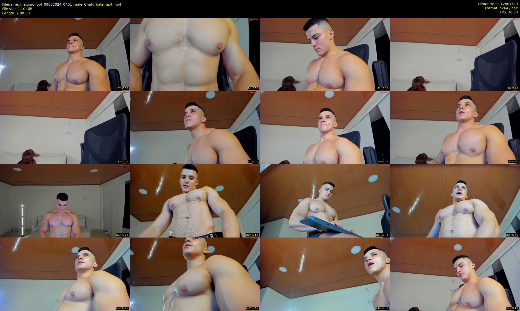 maximohoot — 120 minute Chaturbate male cam show recording, 720p, May 9, 2024