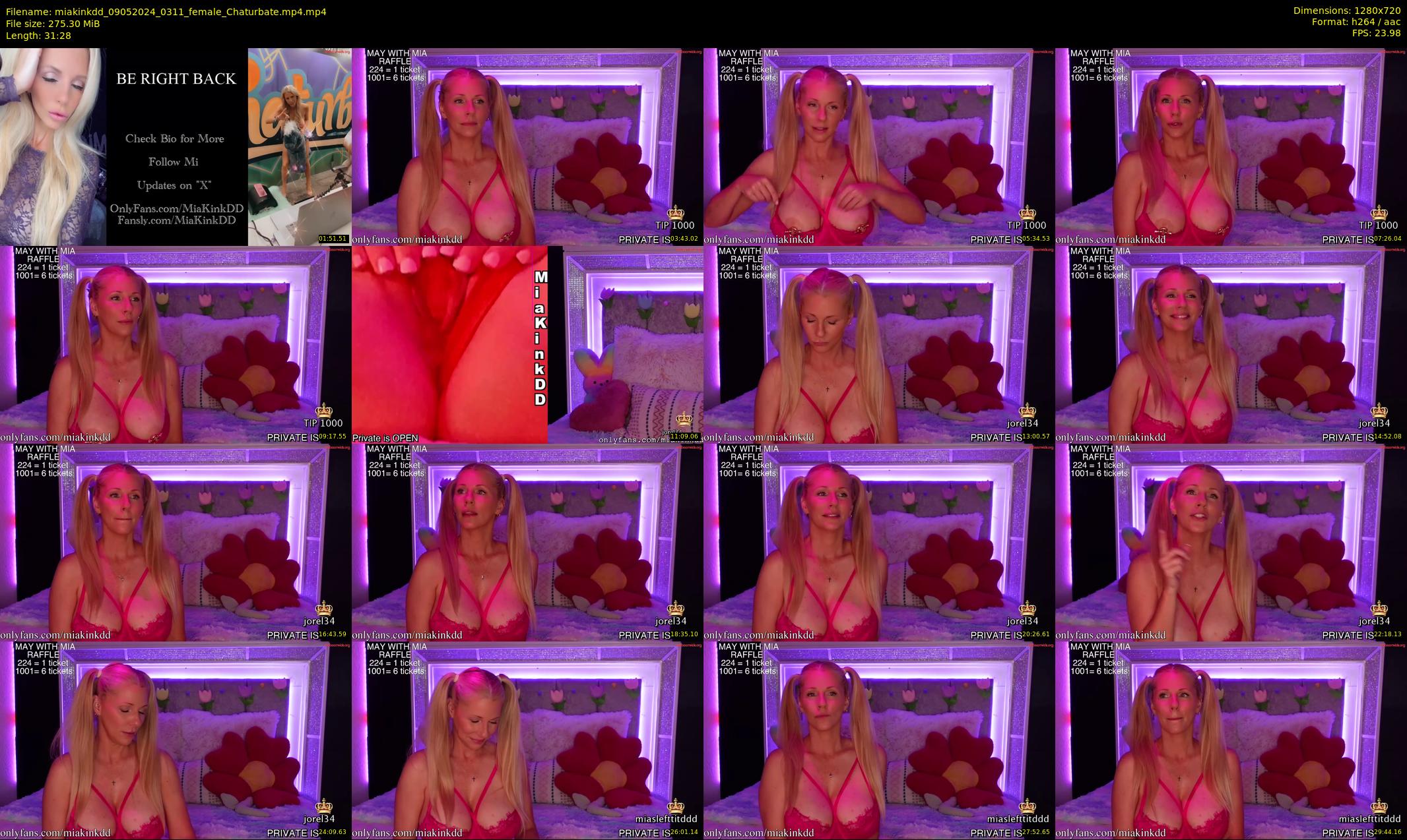 miakinkdd — 32 minute Chaturbate female cam show recording, 720p, May 9, 2024
