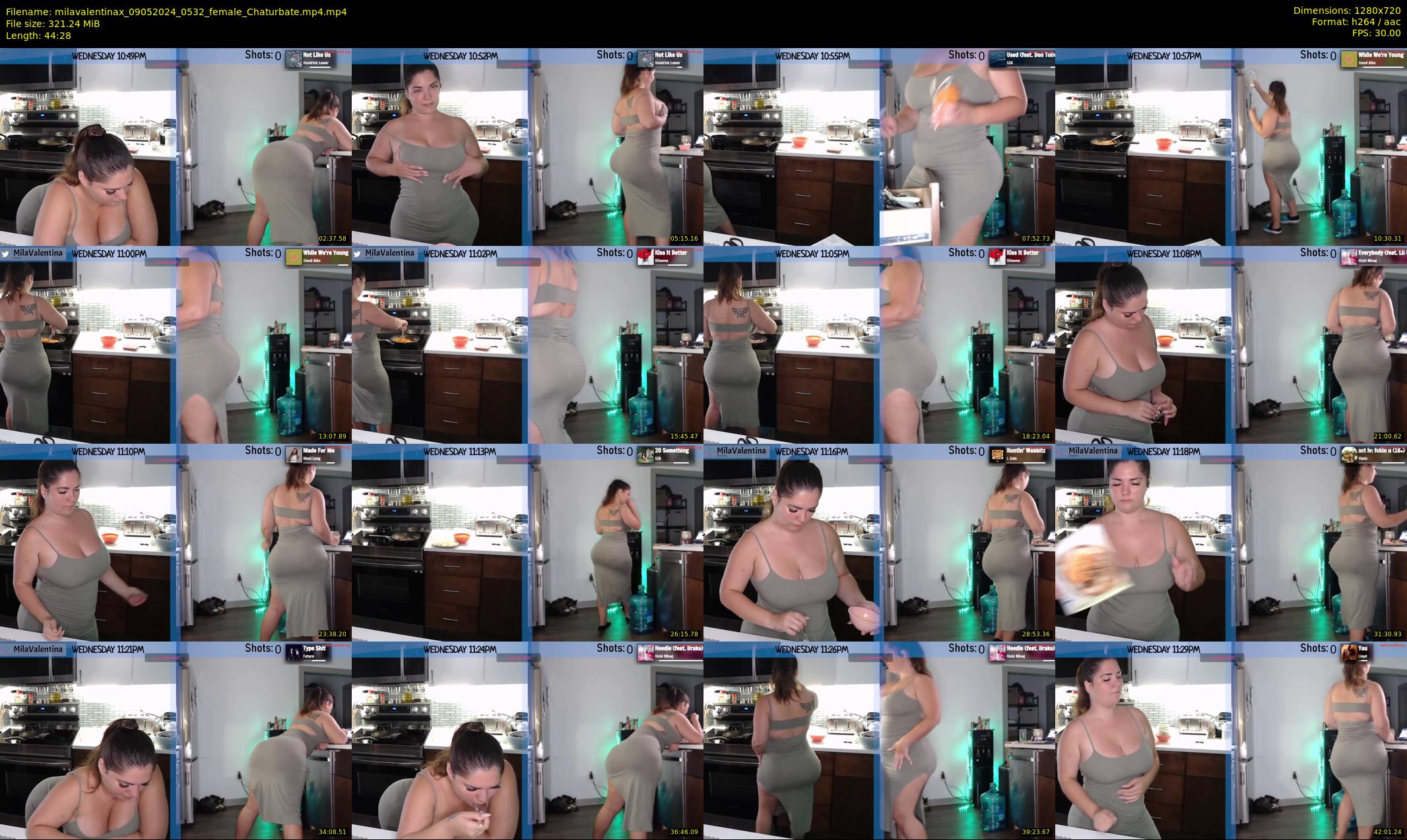 milavalentinax — 45 minute Chaturbate female cam show recording, 720p, May 9, 2024