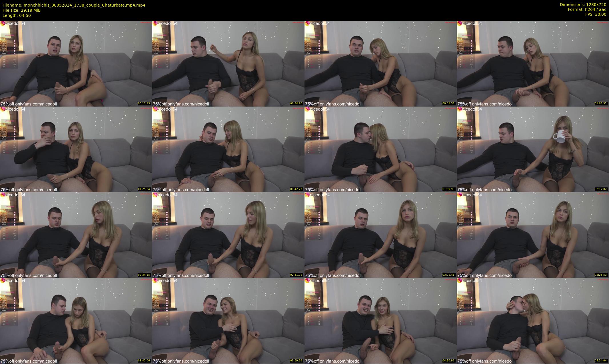 monchhichis — 5 minute Chaturbate couple cam show recording, 720p, May 8, 2024