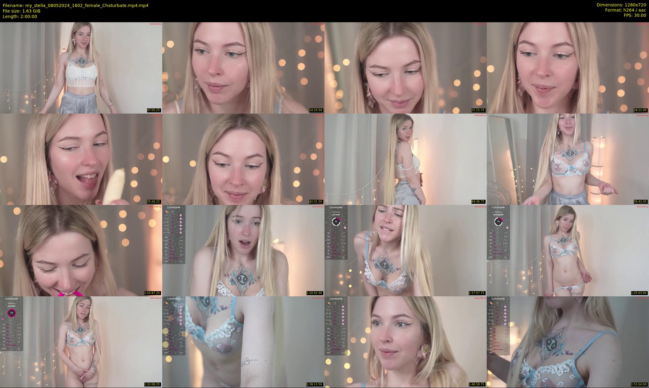 my_stella — 120 minute Chaturbate female cam show recording, 720p, May 8, 2024