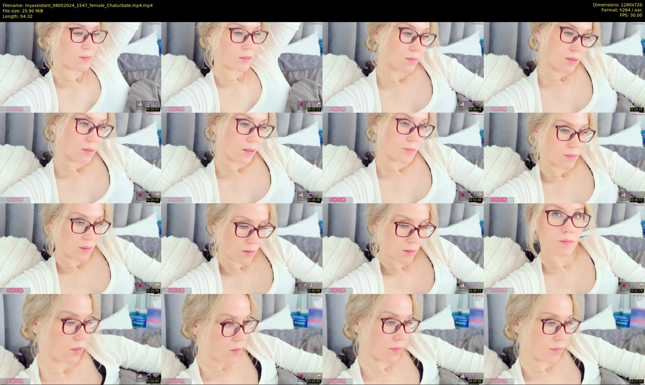 myassistant — 5 minute Chaturbate female cam show recording, 720p, May 8, 2024