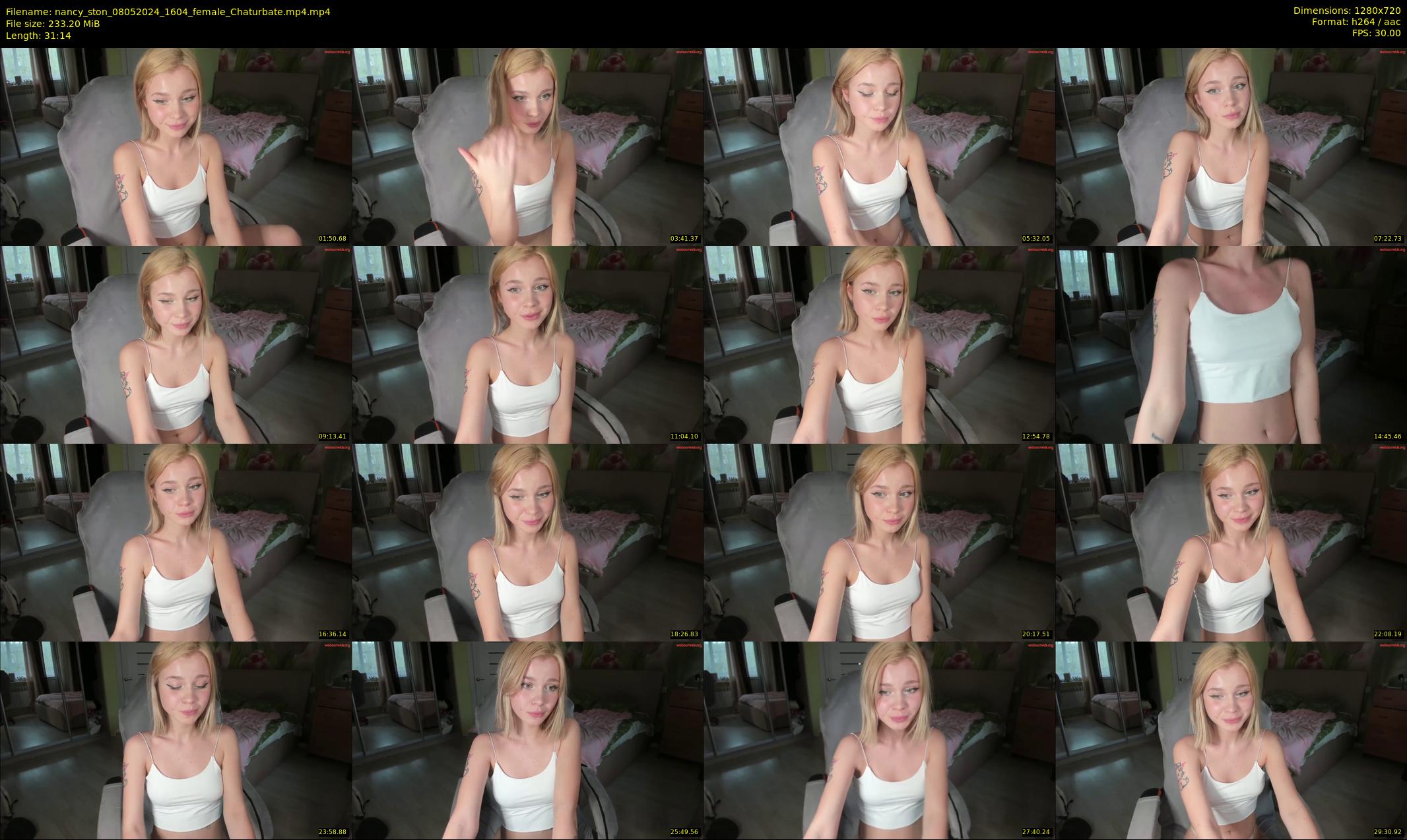 nancy_ston — 32 minute Chaturbate female cam show recording, 720p, May 8, 2024