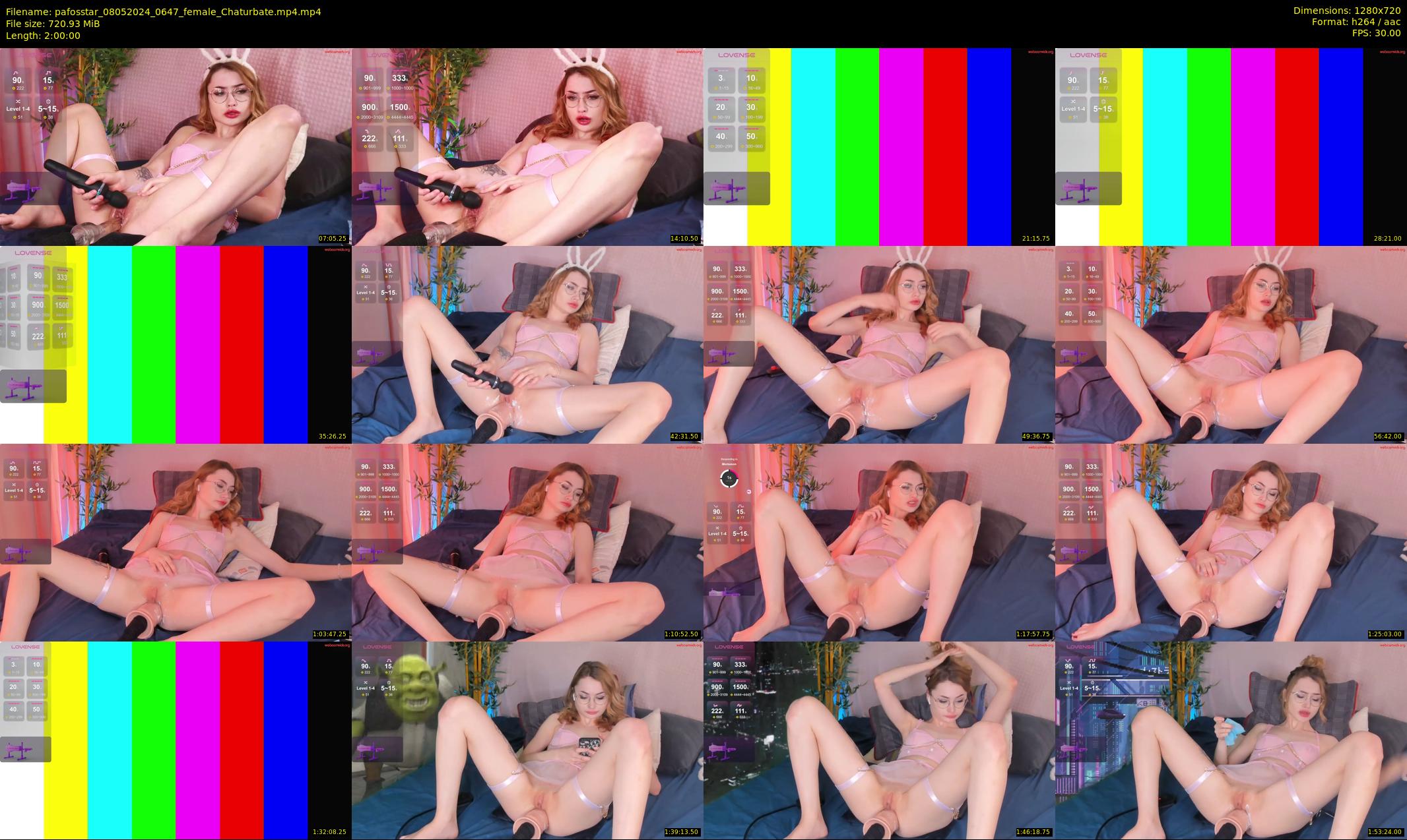pafosstar — 120 minute Chaturbate female cam show recording, 720p, May 8, 2024